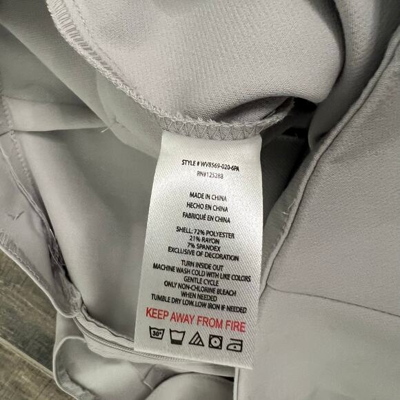 Jason Wu Wide Leg Gray Pants Trousers Career Business Pockets - Picture 5 of 9